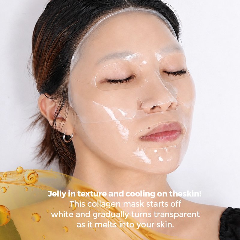 Mascarilla de Hoja de Hidrogel de Gelatina Nocturna con Colágeno - 7